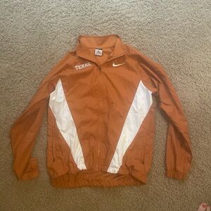 Nike Burnt Orange and White Texas Jacket